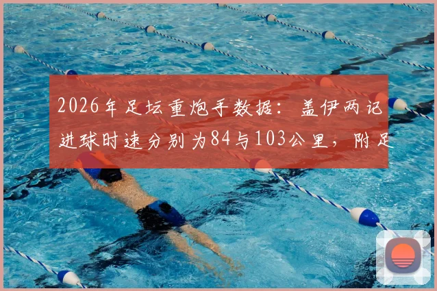 2026年足坛重炮手数据:盖伊两记进球时速分别为84与103公里,附足球射门球速测量方法解析