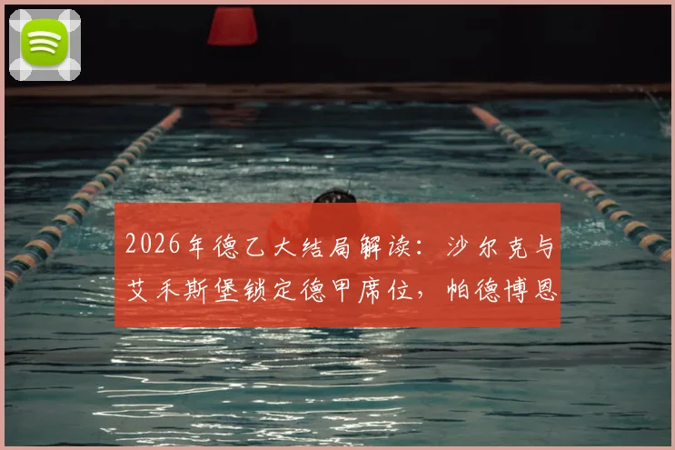2026年德乙大结局解读：沙尔克与艾禾斯堡锁定德甲席位，帕德博恩附加赛对阵分析及未来前景展望